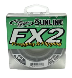 SUNLINE FIL TRESSÉ FX2 90 YDS, DARK GREEN