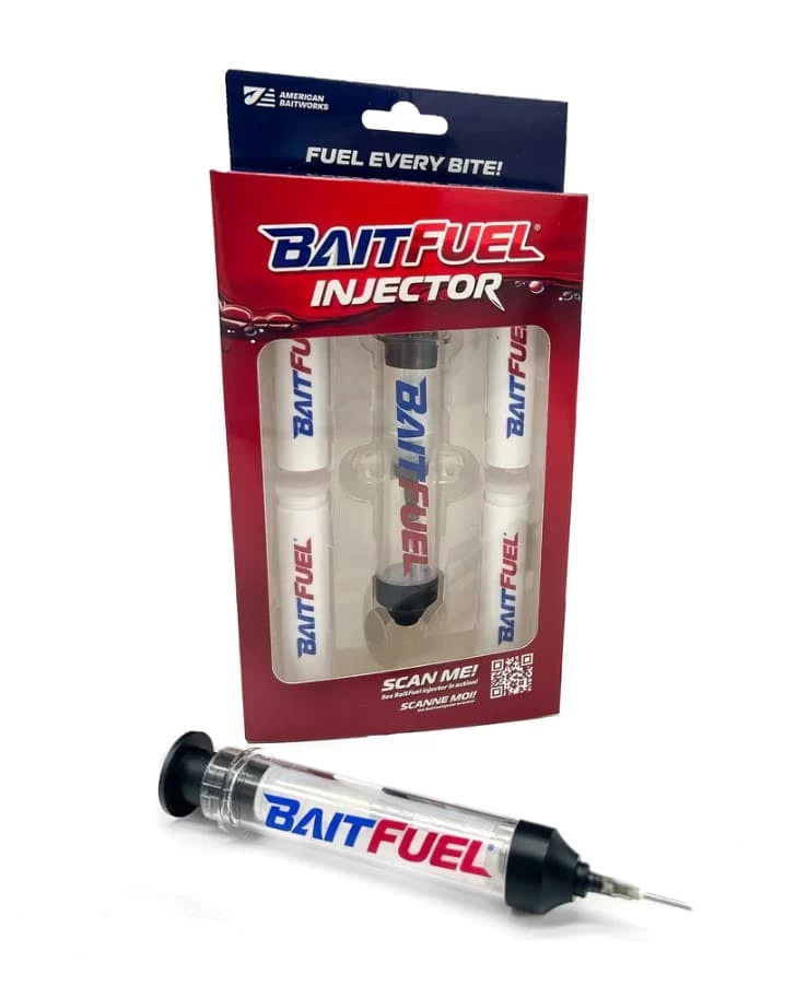 BAITFUEL ENSEMBLE D’INJECTEUR AVEC 4 RECHARGES. 1 BAITFUEL ENSEMBLE D’INJECTEUR AVEC 4 RECHARGES.
