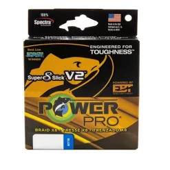POWER PRO FIL TRESSÉ SUPER SLICK V2 150 YDS – BLEU