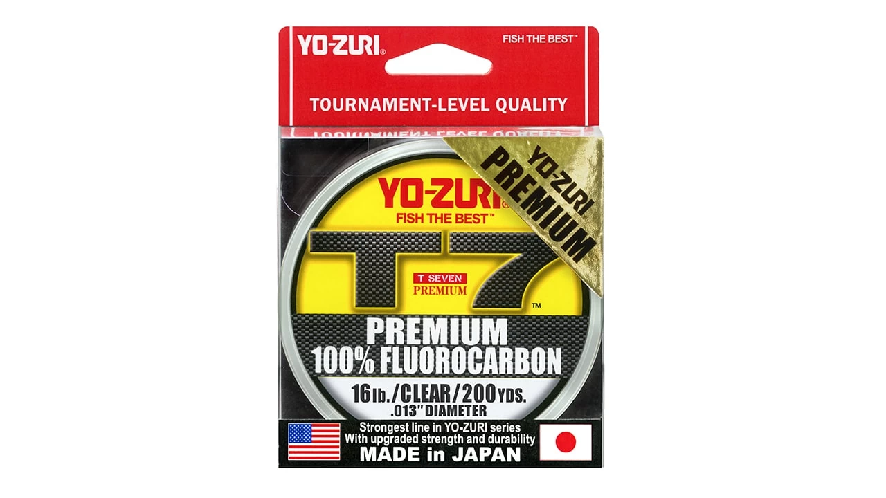 YO-ZURI T7 PREMIUM FLUOROCARBON 200 YDS 1 YO-ZURI T7 PREMIUM FLUOROCARBON 200 YDS